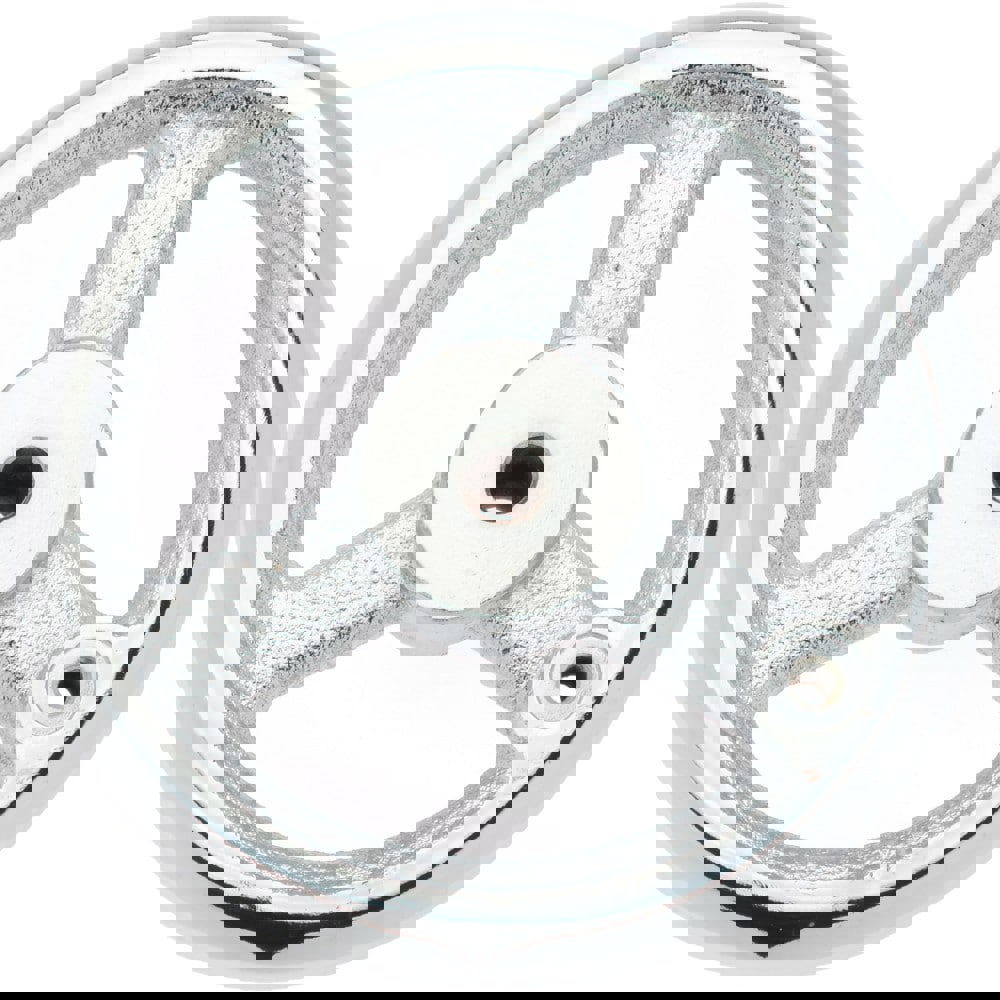 Spoked Straight Handwheel: Chrome-Plated